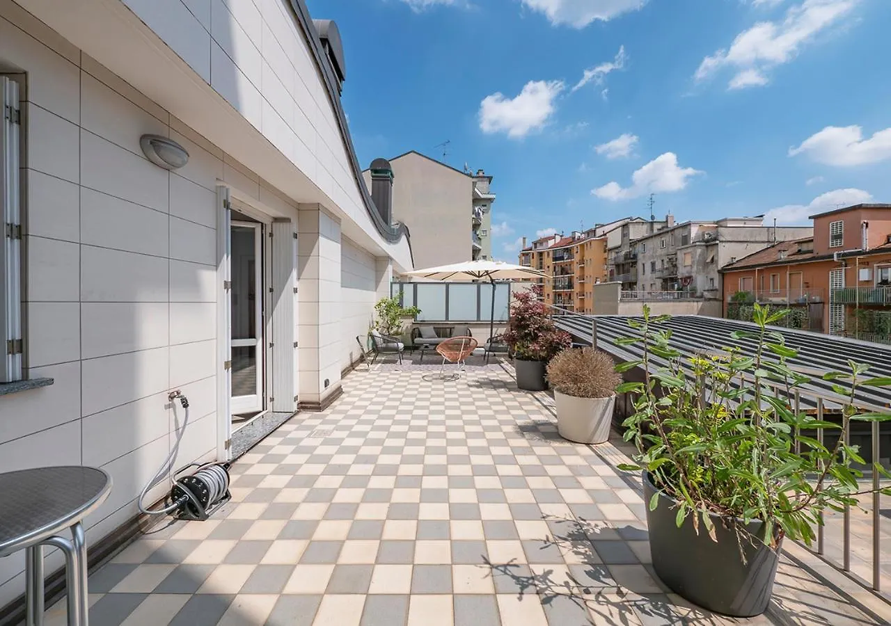 Attico A Milano - 2 Terrazzi E Netflix Apartment