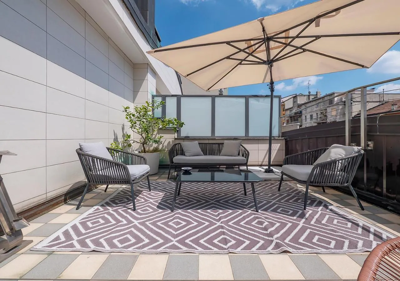 Attico A Milano - 2 Terrazzi E Netflix Apartment Milan